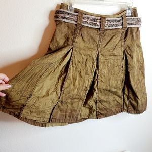 Z Brand green grunge skirt Size M